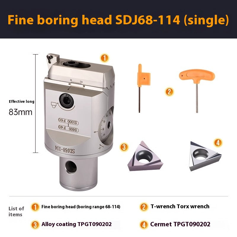 1070-SDJ Fine Boring Tools Fine Boring Heads Adjustable BT40 Fine Boring Tools Set Machining Center Small Bore Fine Boring Tools Shandong Denso Pricision Tools Co.,Ltd.